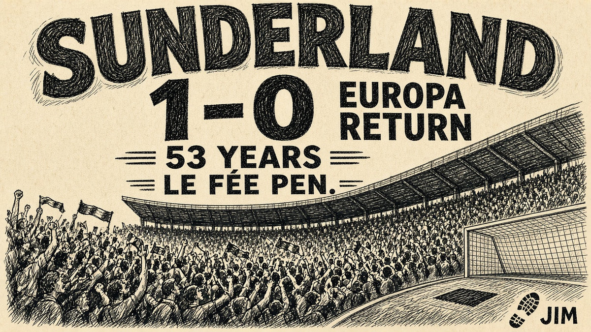 Jim plate 053: Sunderland back in Europe