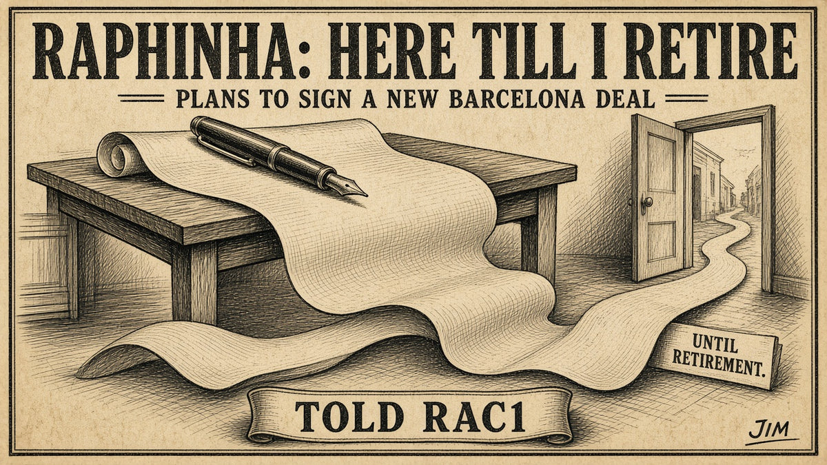 Jim plate 063: Raphinha, Barça for life