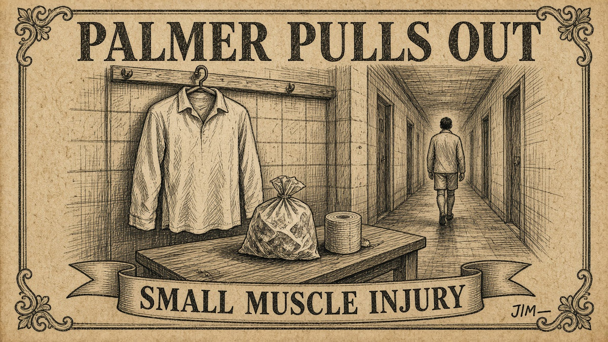 Jim plate 090: Palmer out of England squad