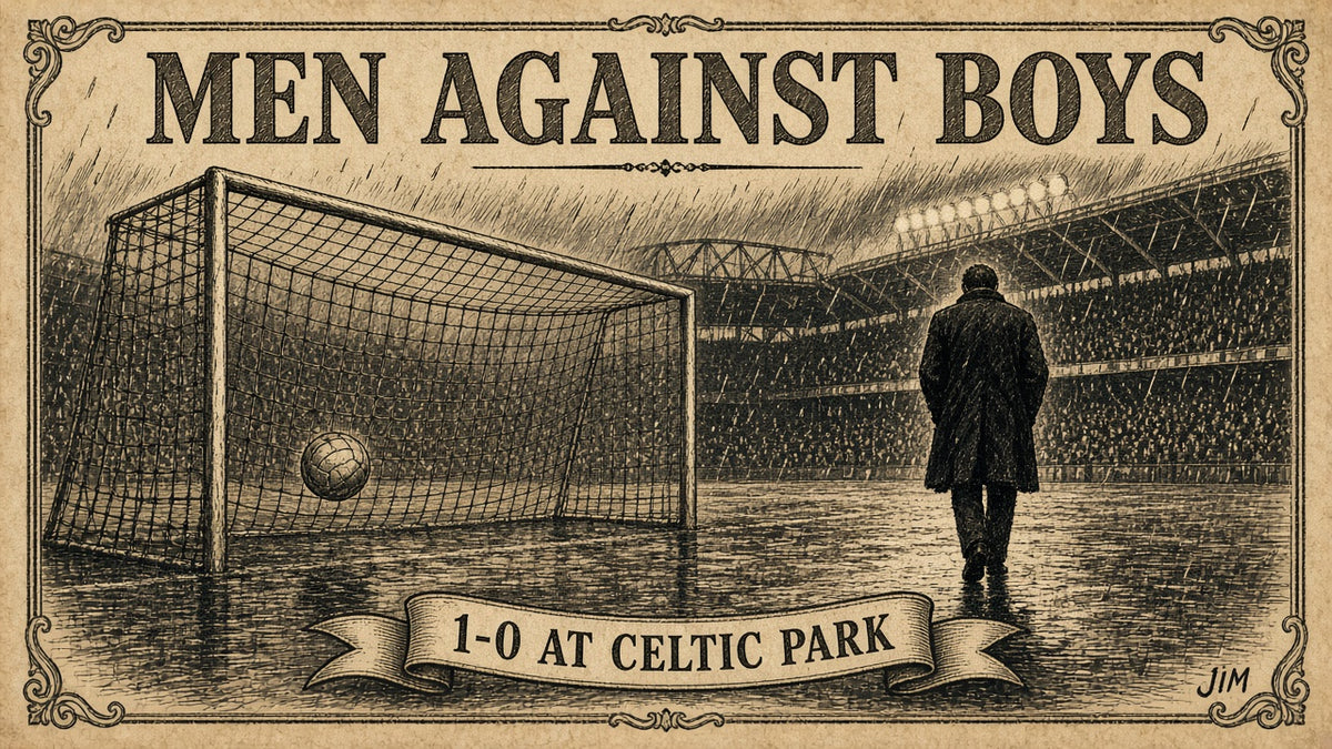 Jim plate 110: Rangers win at Celtic Park
