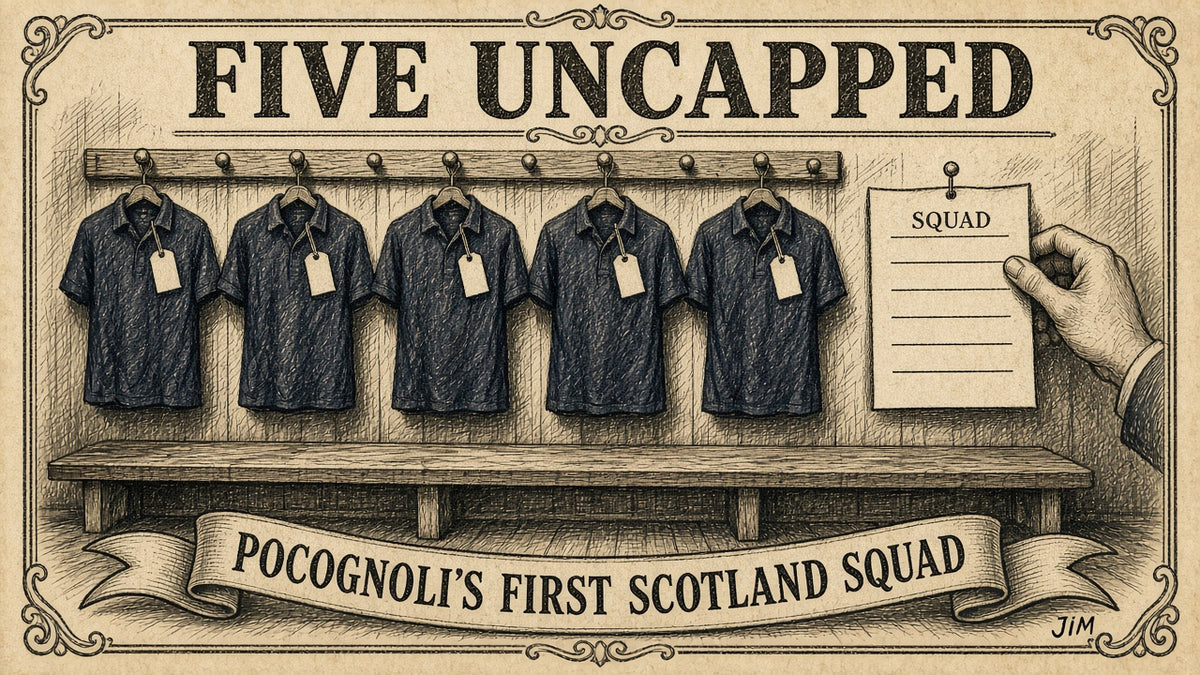Jim plate 111: Pocognoli's first Scotland squad