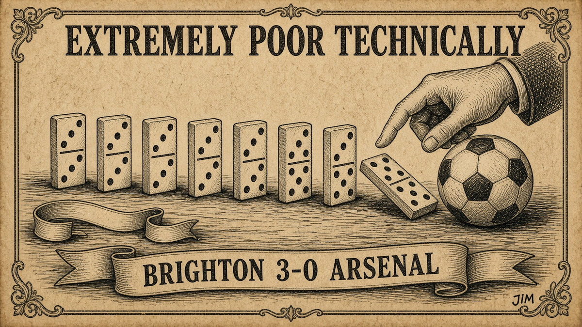 Jim plate 114: Brighton end Arsenal's run