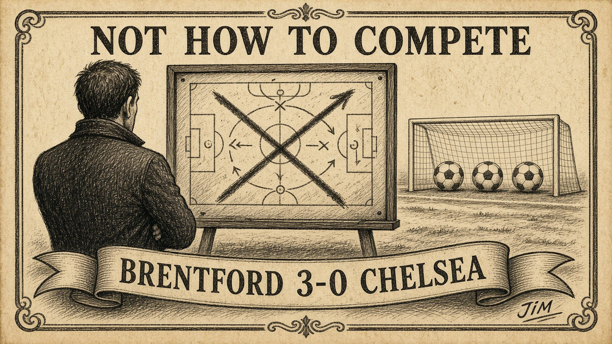 Jim plate 115: Brentford 3-0 Chelsea