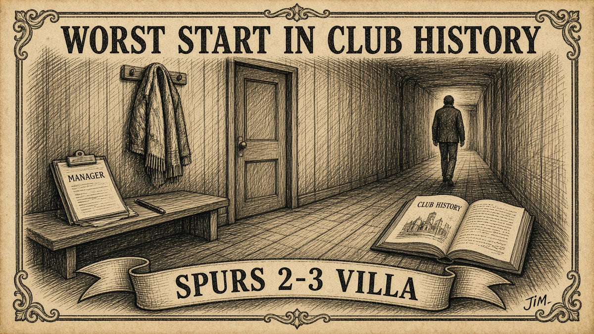 Jim plate 116: Spurs' worst start yet