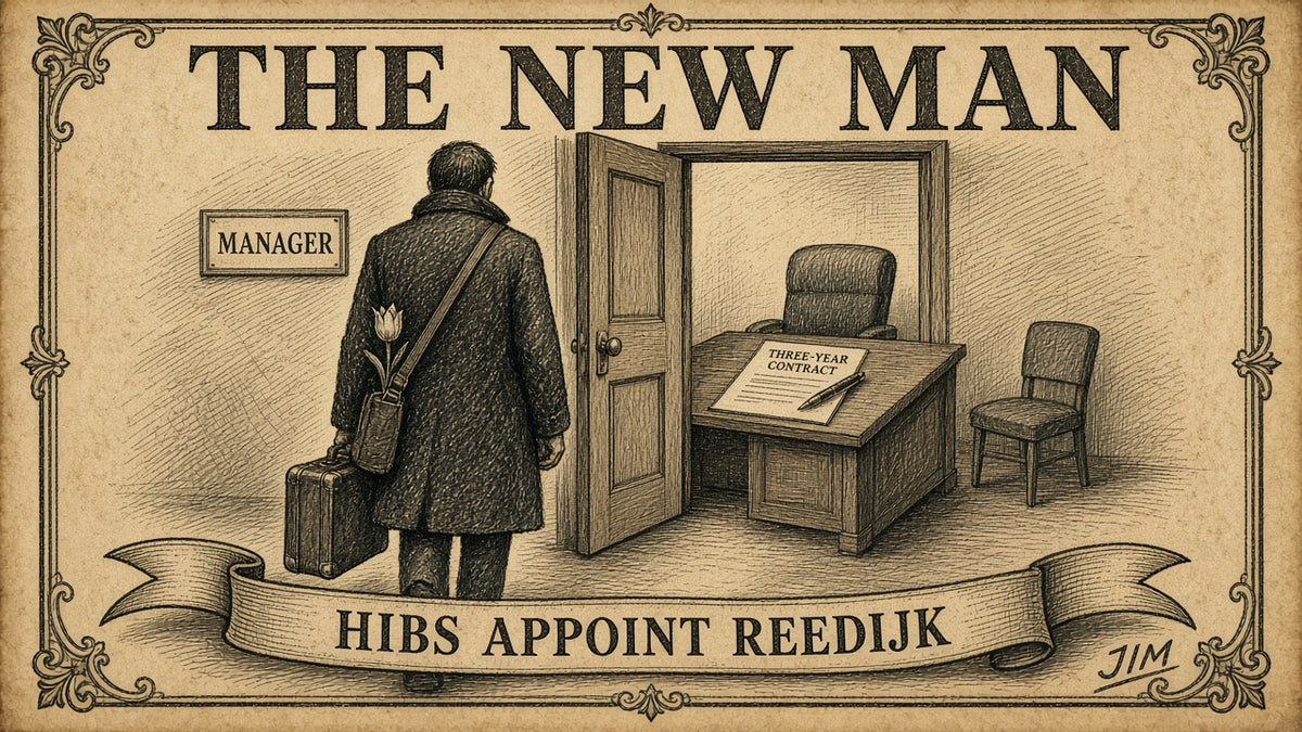 Jim plate 120: Hibs appoint Reedijk