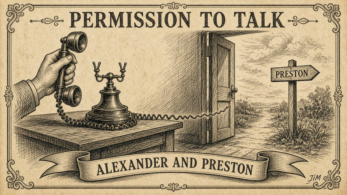 Jim plate 128: Bradford let Alexander talk