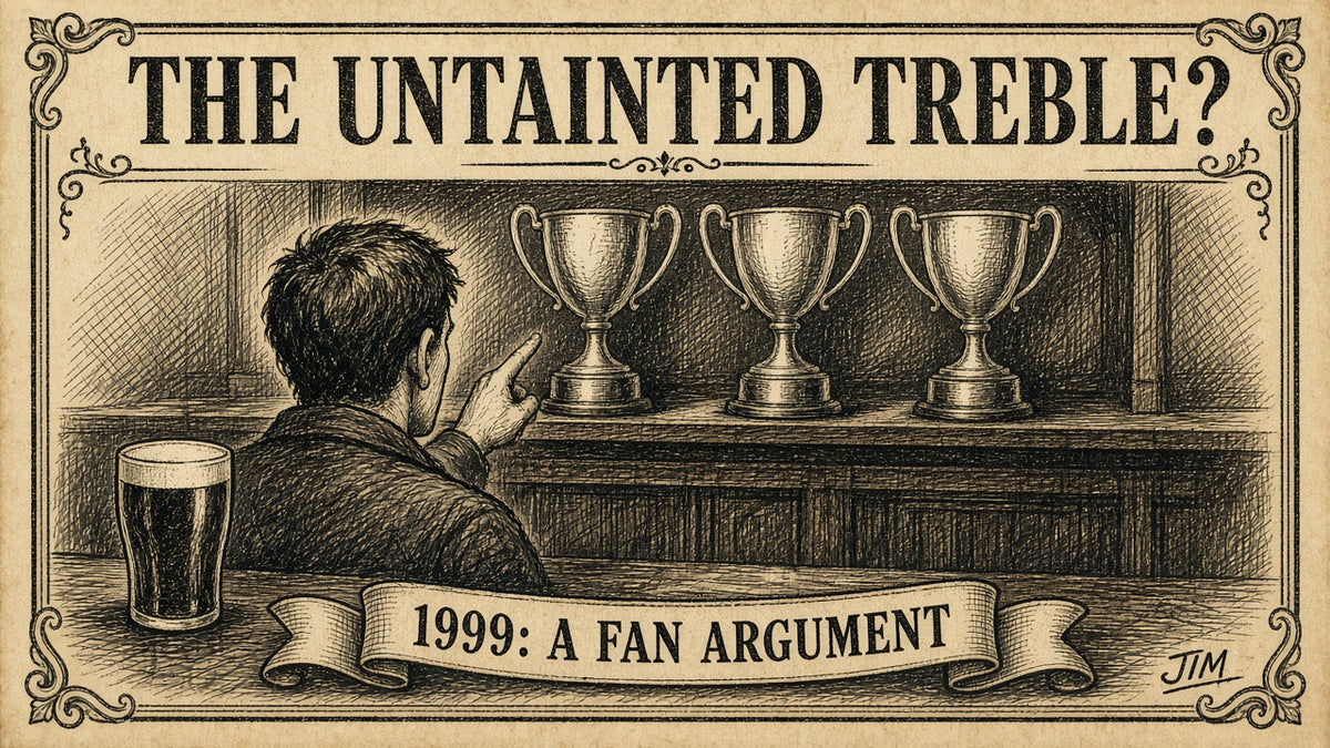Jim plate 131: United fans claim 1999