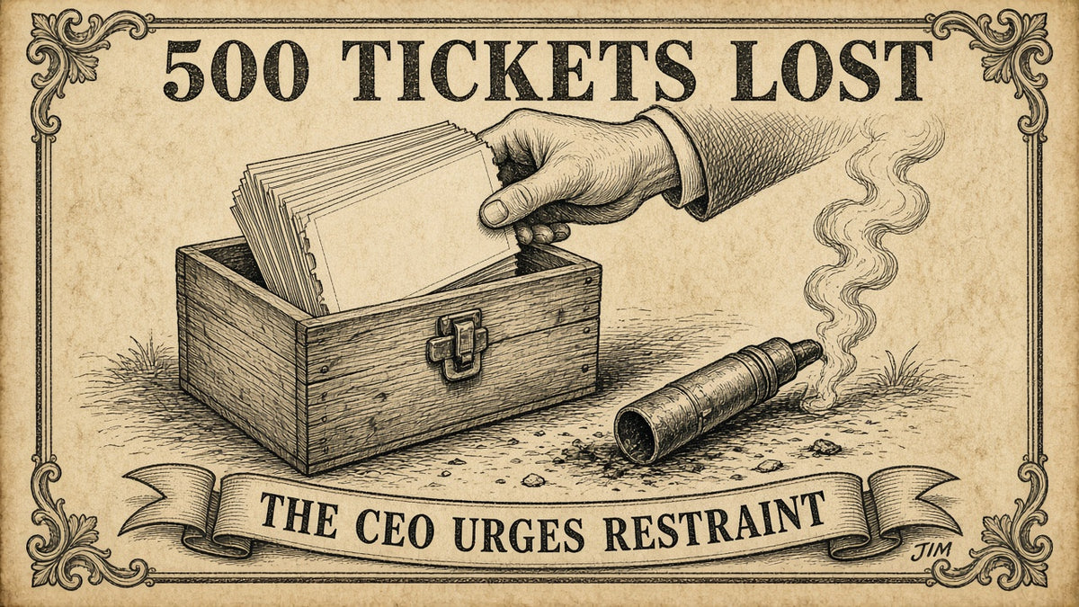 Jim plate 138: Aberdeen lose 500 tickets