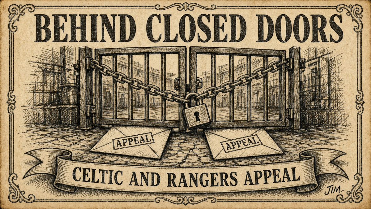 Jim plate 139: Celtic and Rangers appeal